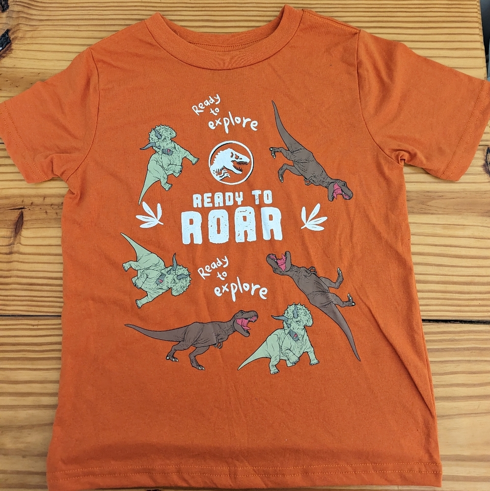 Jurassic world t shirt top boys